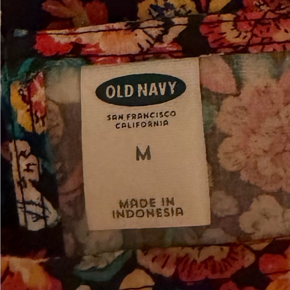 Old Navy Multicolor Floral Woman’s M Dress - Picture 3 of 5